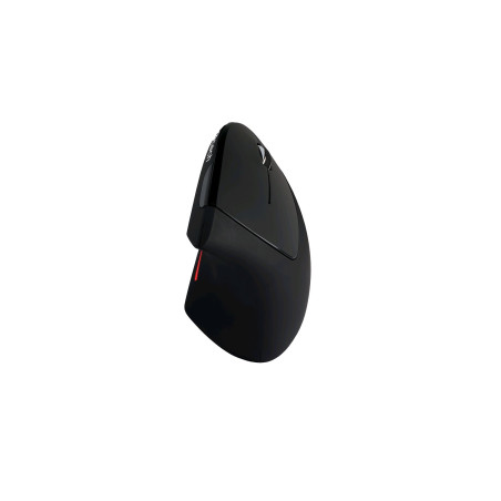 Myš C-TECH VEM-09/Vertikálna/Optická/Pre pravákov/1 600 DPI/Bezdrôtová USB/Čierna