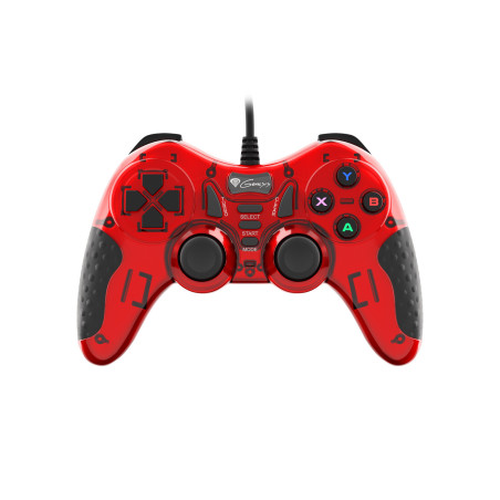 Drôtový gamepad Genesis Mangan 200, pre PC, vibrácie