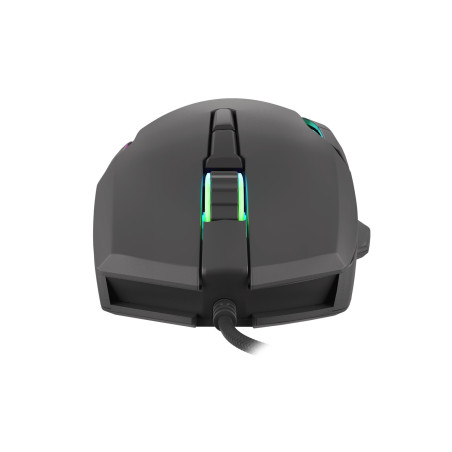 Genesis herná optická myš XENON 220 G2/RGB/Herná/Optická/Pre pravákov/12 400 DPI/Drôtová USB/Čierna