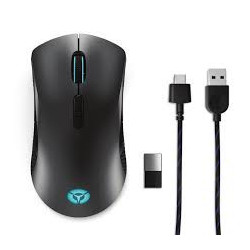 Lenovo Legion M600/Herná/Optická/6 000 DPI/Drôtová+bezdrôtová/Čierna