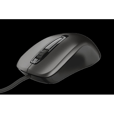 TRUST CARVE/Kancelárska/Optická/1 200 DPI/Drôtová USB/Čierna