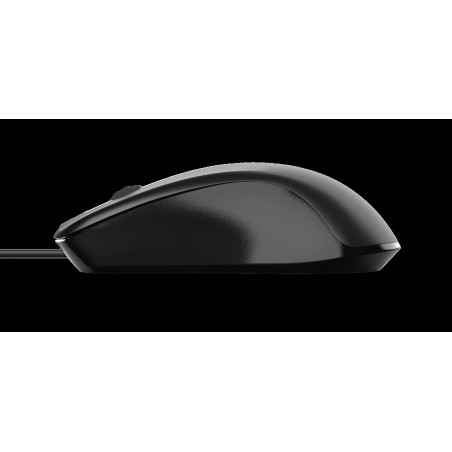 TRUST CARVE/Kancelárska/Optická/1 200 DPI/Drôtová USB/Čierna