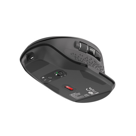 Natec optická myš FALCON/Kancelárska/Optická/Pre pravákov/3 200 DPI/Bezdrôtové Bluetooth/Čierna