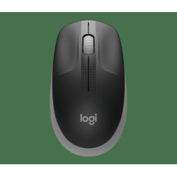 Logitech M190/Kancelárska/Optická/1 000 DPI/Bezdrôtová USB/Šedá