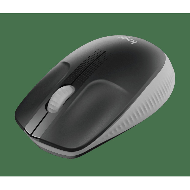 Logitech M190/Kancelárska/Optická/1 000 DPI/Bezdrôtová USB/Šedá