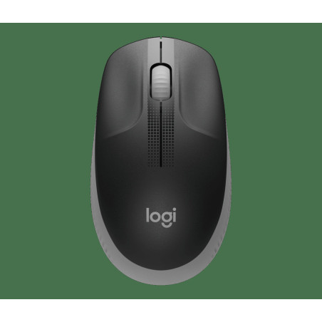 Logitech M190/Kancelárska/Optická/1 000 DPI/Bezdrôtová USB/Šedá