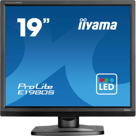 iiyama ProLite/E1980S/19"/TN/1280x1024/75Hz/3ms/Black/3R