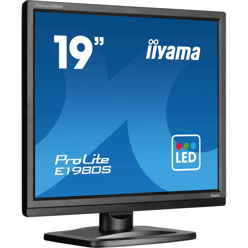iiyama ProLite/E1980S/19"/TN/1280x1024/75Hz/3ms/Black/3R