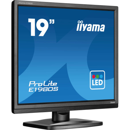 iiyama ProLite/E1980S/19"/TN/1280x1024/75Hz/3ms/Black/3R