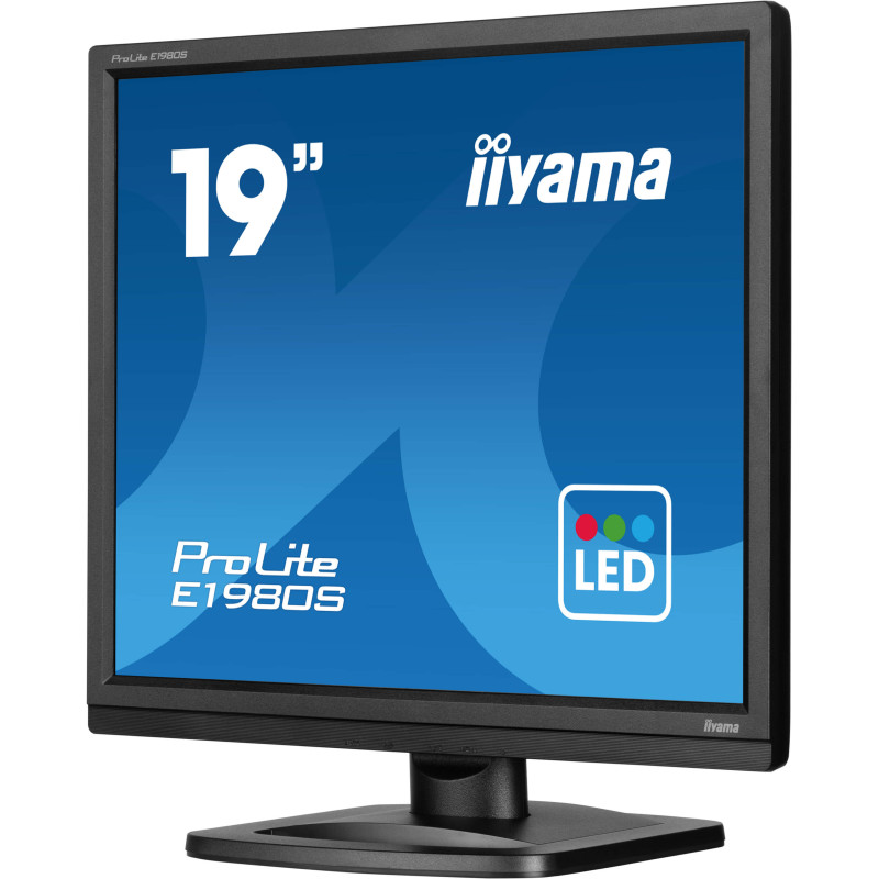iiyama ProLite/E1980S/19"/TN/1280x1024/75Hz/3ms/Black/3R