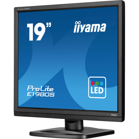 iiyama ProLite/E1980S/19"/TN/1280x1024/75Hz/3ms/Black/3R