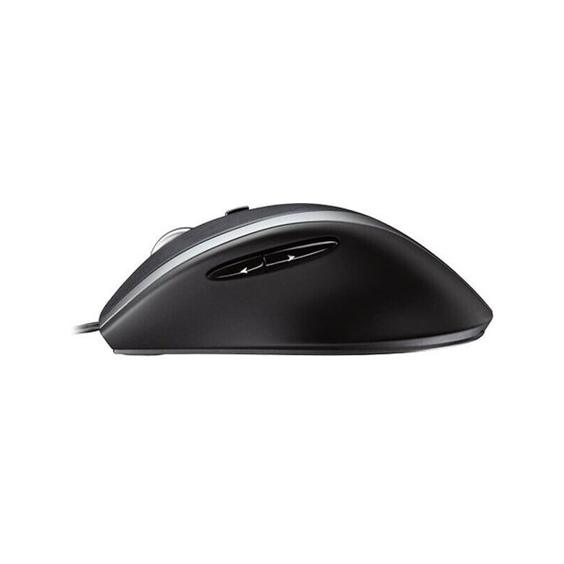 Logitech M500s/Kancelárska/Optická/Pre pravákov/4 000 DPI/Drôtová USB/Čierna-strieborná