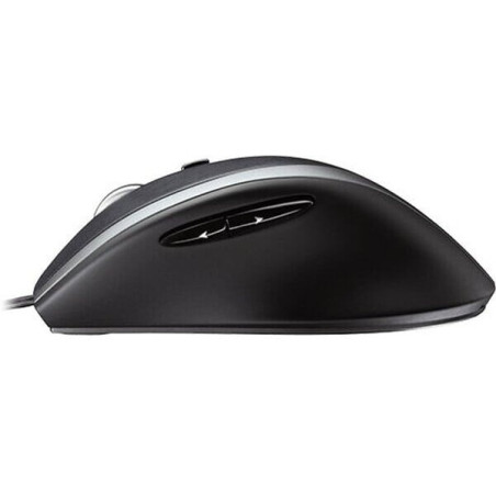 Logitech M500s/Kancelárska/Optická/Pre pravákov/4 000 DPI/Drôtová USB/Čierna-strieborná