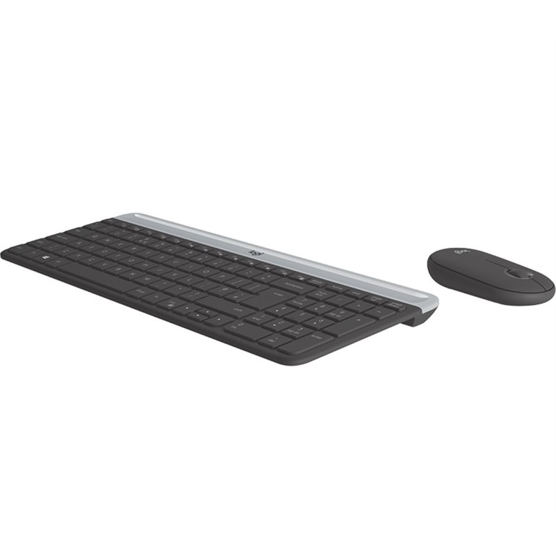 set Logitech slim Wireless MK470 - graphite, US