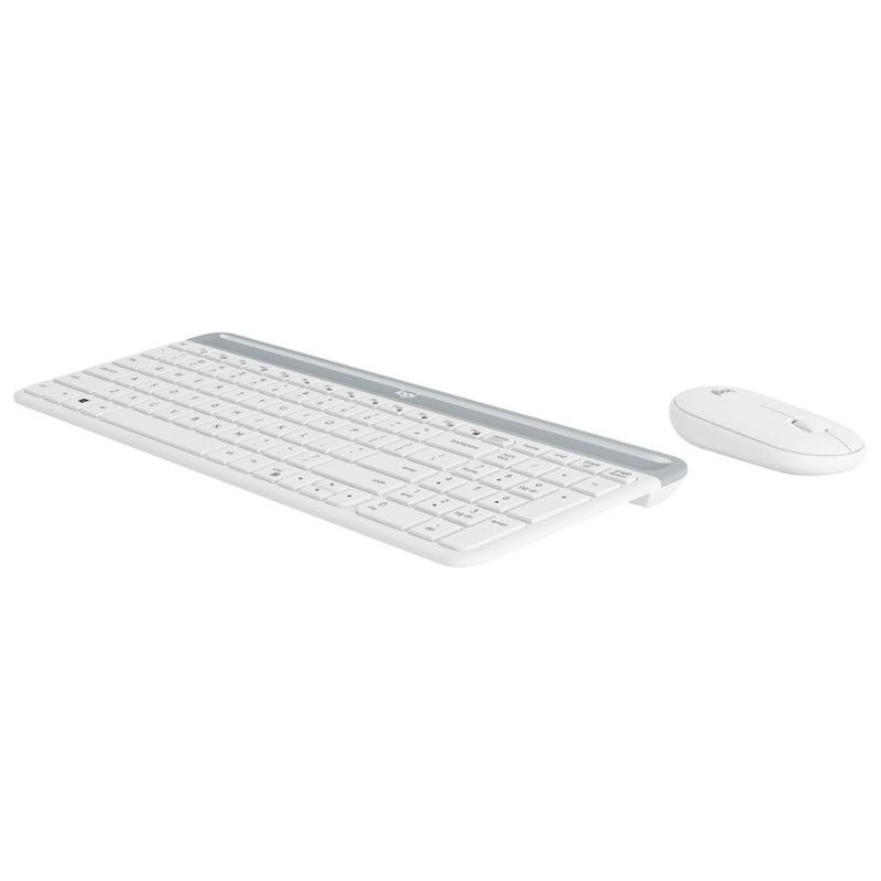set Logitech slim Wireless MK470 - white, US