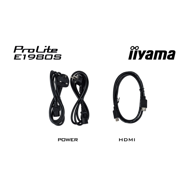 iiyama ProLite/E1980S/19"/TN/1280x1024/75Hz/3ms/Black/3R