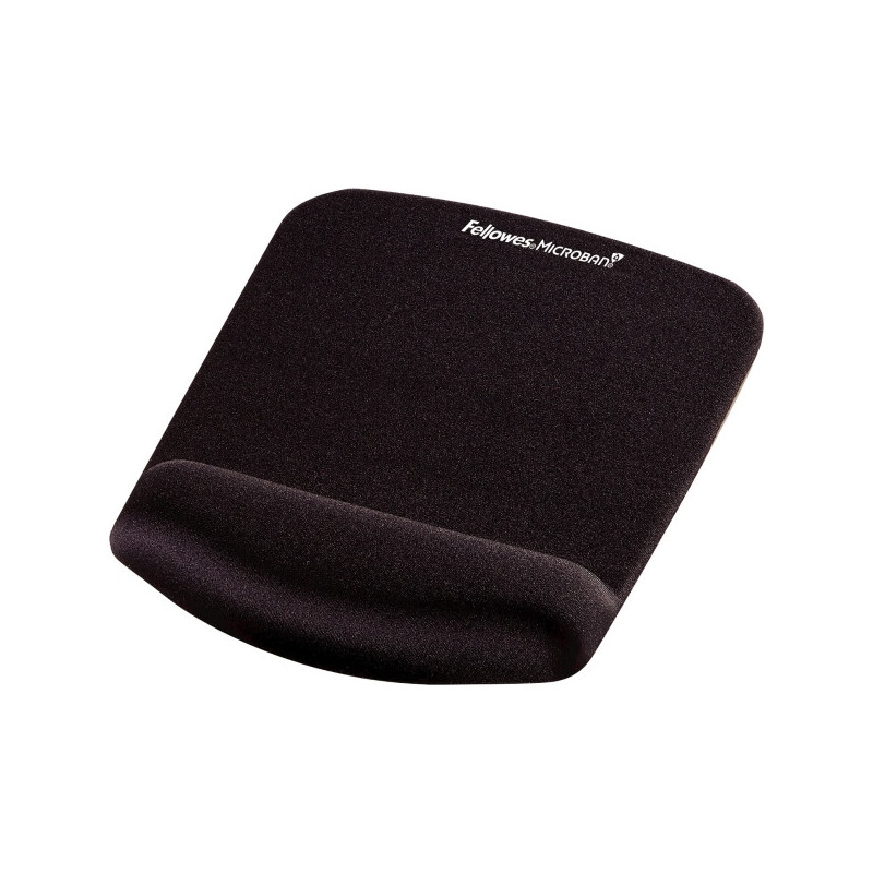 Podložka pod myš a zápästie Fellowes PlushTouch čierna