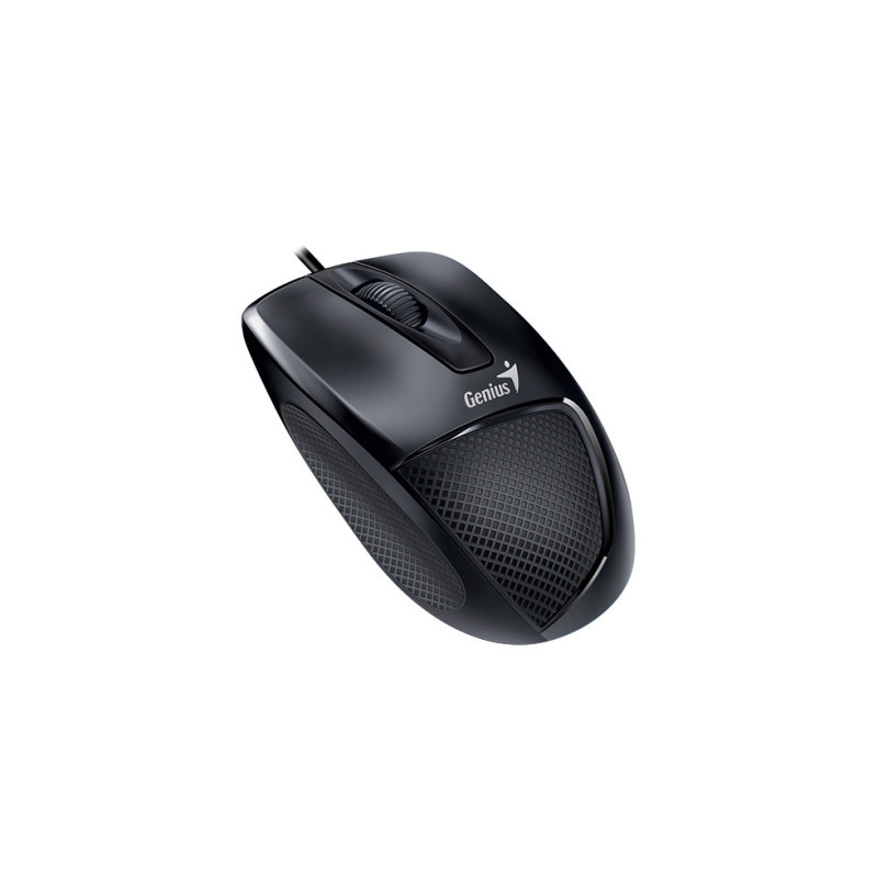 Genius DX-150X/Ergonomická/Optická/Pre pravákov/1 000 DPI/Drôtová USB/Čierna
