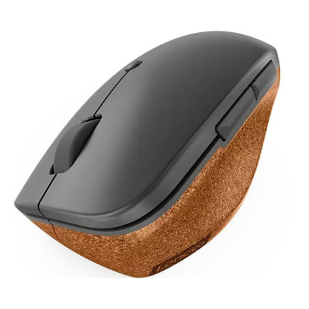 Lenovo Go/Ergonomická/Optická/Pre pravákov/2 400 DPI/Bezdrôtová USB/Sivá
