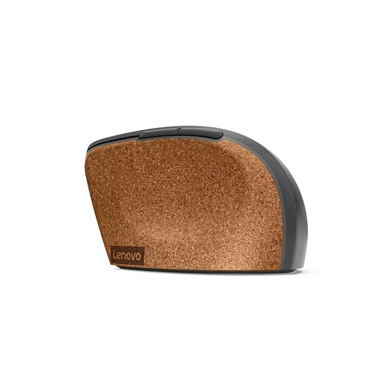 Lenovo Go/Ergonomická/Optická/Pre pravákov/2 400 DPI/Bezdrôtová USB/Sivá