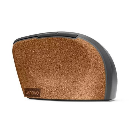 Lenovo Go/Ergonomická/Optická/Pre pravákov/2 400 DPI/Bezdrôtová USB/Sivá