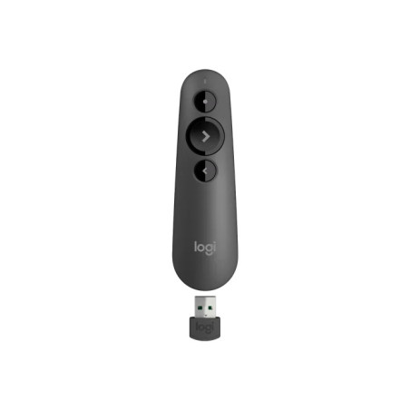 PROMO Logi Wireless Presenter R500, USB GRAPHITE