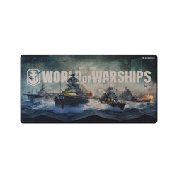 Herná podložka pod myš Genesis CARBON 500 WORLD of WARSHIPS ARMADA, MAXI 90x45cm