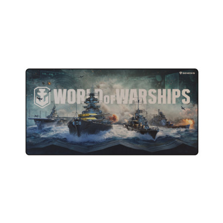 Herná podložka pod myš Genesis CARBON 500 WORLD of WARSHIPS ARMADA, MAXI 90x45cm