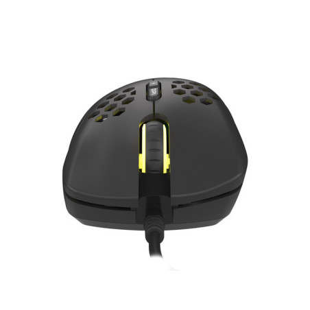 Genesis herná optická myš KRYPTON 555/RGB/8000 DPI/Herná/Optická/8 000 DPI/Drôtová USB/Čierna