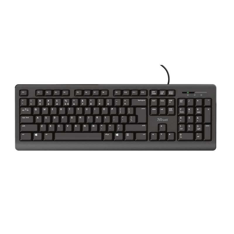 TRUST PRIMO/Drôtová USB/DE layout/Čierna