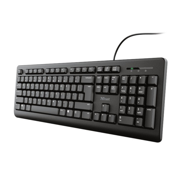 TRUST PRIMO/Drôtová USB/DE layout/Čierna