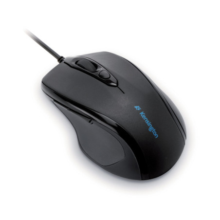 Kensington Pro Fit/Ergonomická/Optická/Pre pravákov/1 600 DPI/Drôtová USB/Čierna