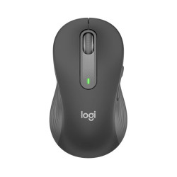 Logitech M650L/Kancelárska/Laserová/Pre ľavákov/Bezdrôtová USB + Bluetooth/Šedá