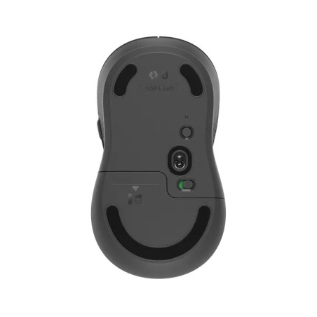 Logitech M650L/Kancelárska/Laserová/Pre ľavákov/Bezdrôtová USB + Bluetooth/Šedá