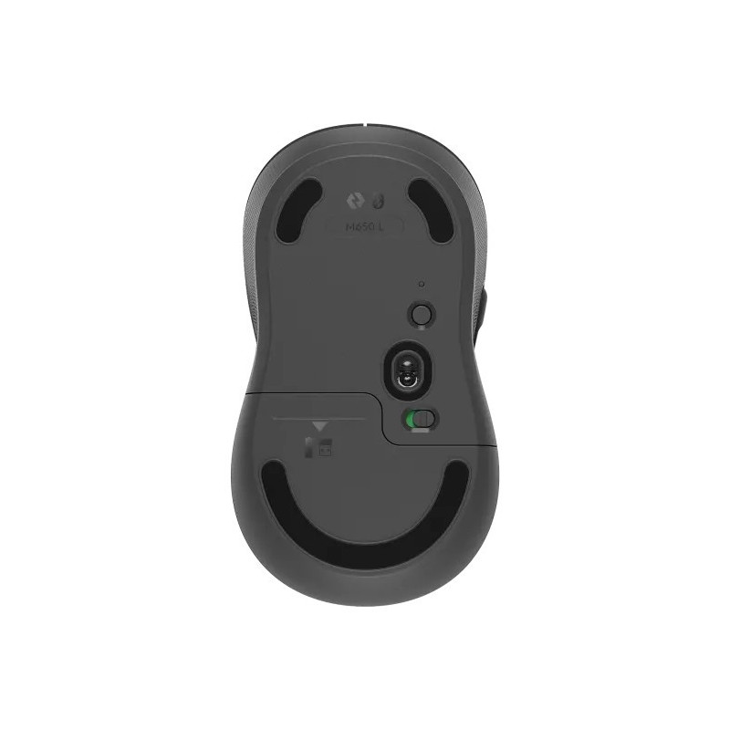 Logitech M650M/Kancelárska/Laserová/Bezdrôtová USB + Bluetooth/Šedá