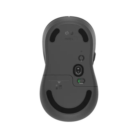 Logitech M650M/Kancelárska/Laserová/Bezdrôtová USB + Bluetooth/Šedá