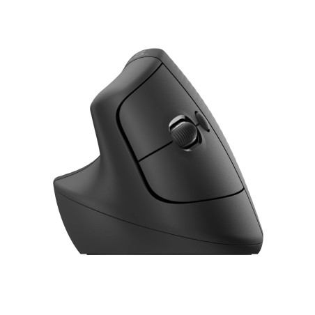 Logitech Lift/Vertikálna/Optická/Pre ľavákov/4 000 DPI/USB+BT/Grafitová