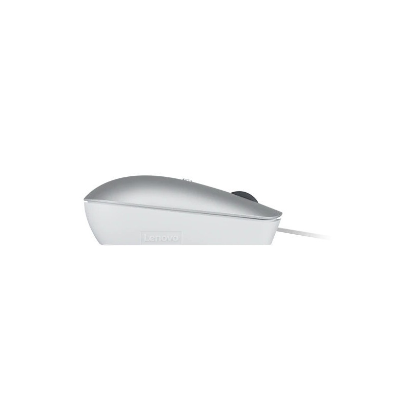 Lenovo 540/Kancelárska/Optická/2 400 DPI/Drôtová USB-C/Sivá