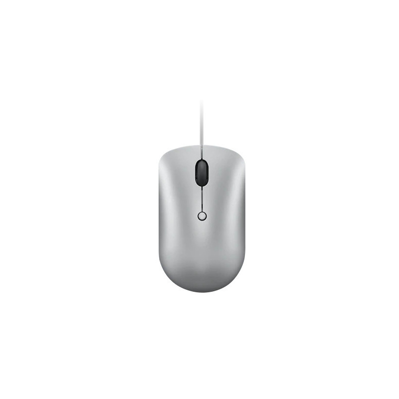 Lenovo 540/Kancelárska/Optická/2 400 DPI/Drôtová USB-C/Sivá