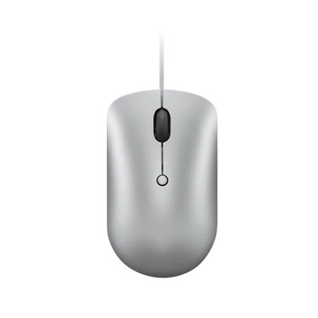 Lenovo 540/Kancelárska/Optická/2 400 DPI/Drôtová USB-C/Sivá