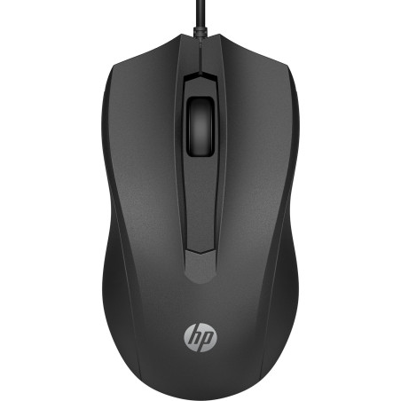 HP 100/Kancelárska/Optická/1 600 DPI/Drôtová USB/Čierna
