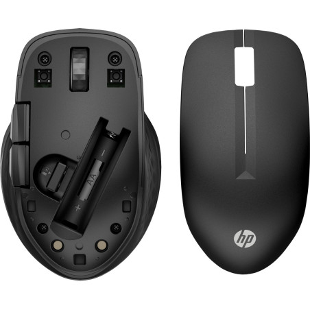 HP 430/Kancelárska/Optická/Pre pravákov/4 000 DPI/USB+BT/Čierna