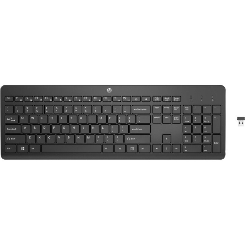 HP 230/Bezdrôtové USB/ CZ layout/Čierna
