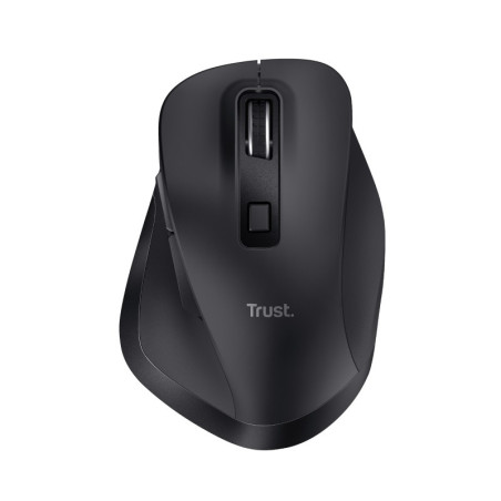 TRUST Fyda/Ergonomická/Optická/Pre pravákov/2 400 DPI/Bezdrôtová USB/Čierna