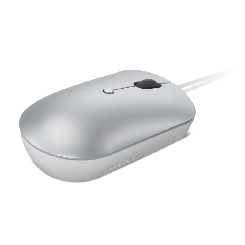 Lenovo 540/Cestová/Optická/2 400 DPI/Drôtová USB-C/Sivá