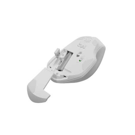 Natec optická myš SISKIN 2/Kancelárska/Optická/Pre pravákov/1 600 DPI/USB+BT/Biela