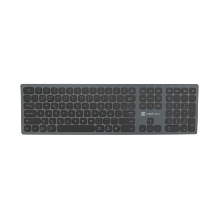 Natec klávesnica DOLPHIN/Bezdrôtová Bluetooth/ CZ- SK layout/Šedá