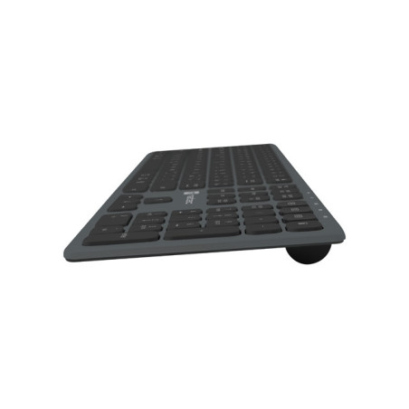 Natec klávesnica DOLPHIN/Bezdrôtová Bluetooth/ CZ- SK layout/Šedá