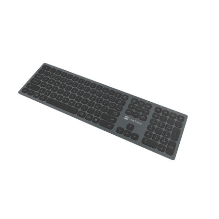 Natec klávesnica DOLPHIN/Bezdrôtová Bluetooth/ CZ- SK layout/Šedá