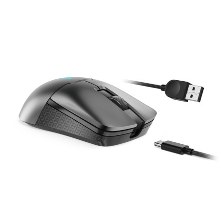 Lenovo Legion M600s/Herná/Optická/Pre pravákov/19 000 DPI/Drôtová+bezdrôtová/Sivá